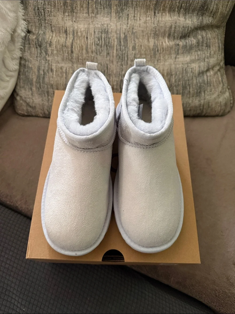 UGG kids classic mini Boots - Light Gray